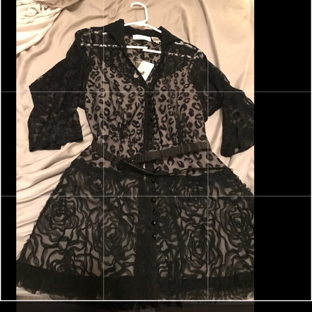 Byron Lars Beauty Mark top size 8